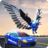 US Police Transform Robot Car Cop Eagle Game icon