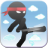 Ninja jump training icon