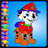 Coloring Patrol Dogs Paw Book icon