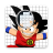 Color by number dragon ball icon