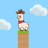 Jumping llama icon