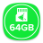 64GB SD CARD Booster icon