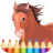 Horses Coloring Game icon
