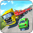 Long Trailer Euro Truck Cargo Transporter Drive icon