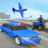 US Police limousine Car Quad Bike Transporter Game icon