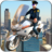 Flying Police Bike Rider icon