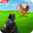 chicken shooter hunting icon
