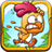 Chicken jump icon
