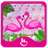 Cute Pink Flamingo keyboard icon