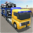 NYPD Police Car Transporter Trailer 3D icon