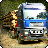 Wood Cargo Euro Truck Transporter icon