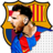 Football Logo Club Color By Number - Pixel Art icon
