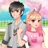 Anime High School Couple icon