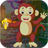 Best Escape Games 180 Banana Monkey Rescue Game icon