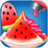 Summer Watermelon Ice Candy: Slice & Cupcake Game icon