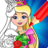 Princess Kids Coloring Book icon