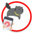 Laser for Cat. Toy kitten icon