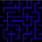 Simple maze icon