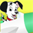 Paw Dalmatian puppy icon