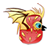 Fly monster icon