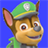 paw puppy fly icon