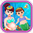 Pregnant Mermaid Give Birth icon