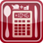 Food nutrition information icon