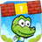 crocodile run world icon