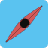 Free Red Kayak icon